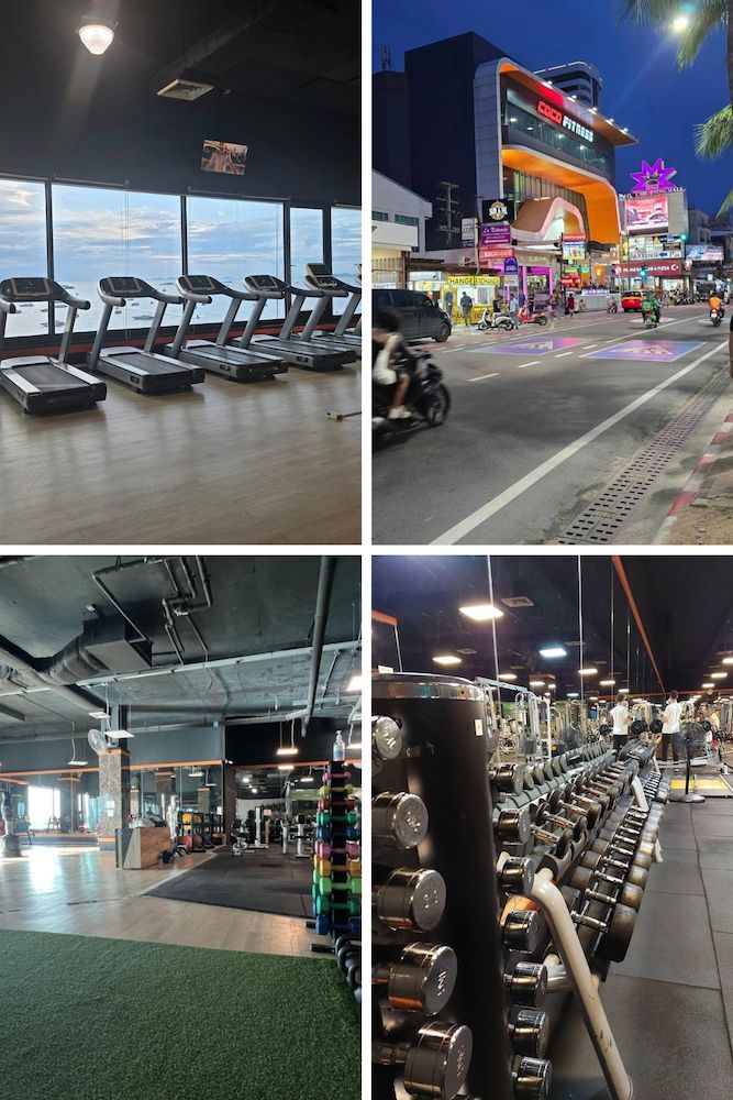 Coco Fitness is one of the better Pattaya gyms and is located in the Mike shopping mall on Beach Road