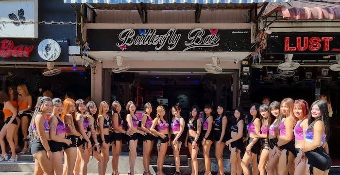 Best bars in Soi 6 - Butterfly Bar - Pattaya