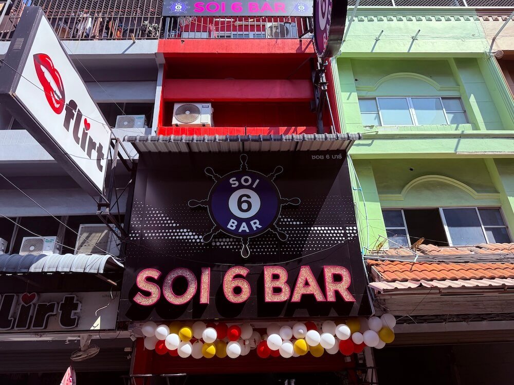 Soi 6 Bar Signs - Pattaya - daytime