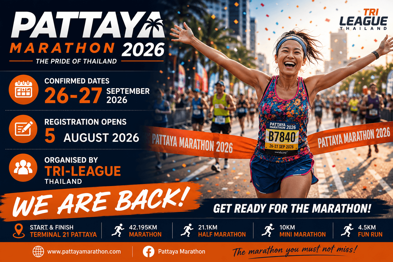 Pattaya Marathon 2026: Dates, Registration, Route & Visitor Guide