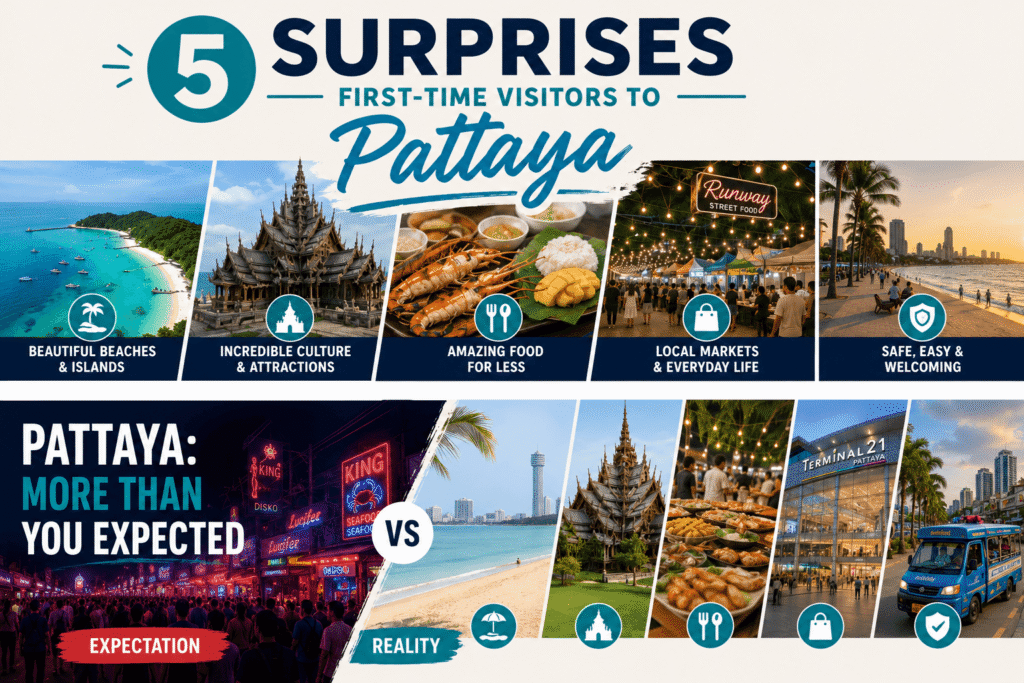 5 Surprises for First Time Visitors to Pattaya