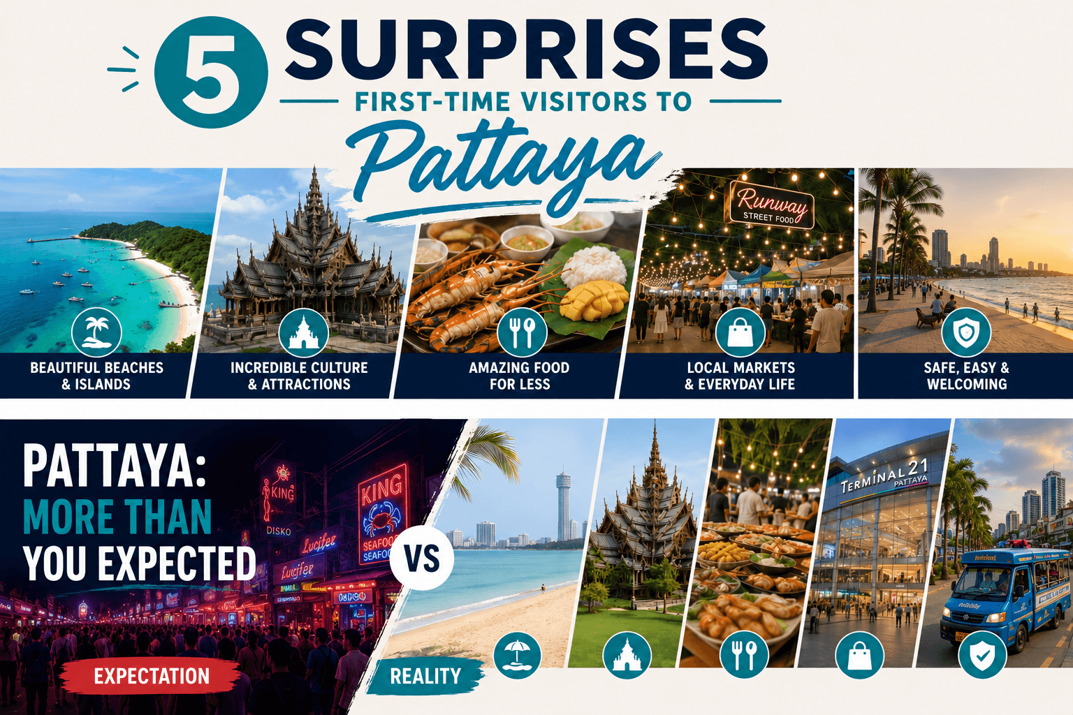 5 Things That Surprise First-Time Visitors to Pattaya