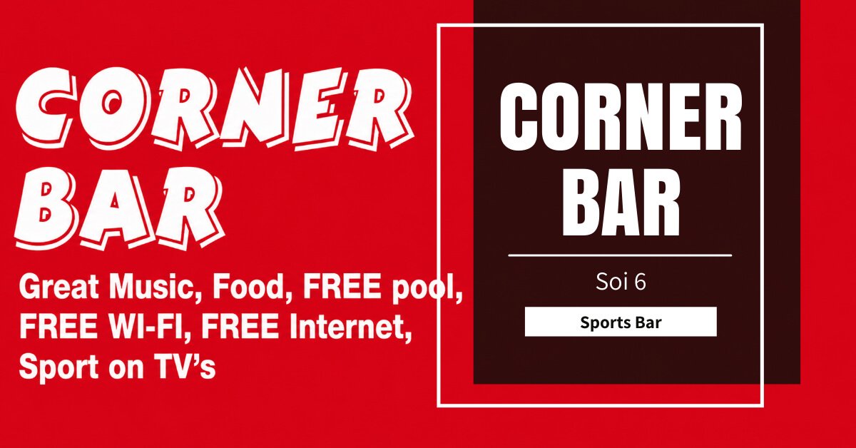 Corner Bar on Soi 6 in Pattaya is a top spot for people watching