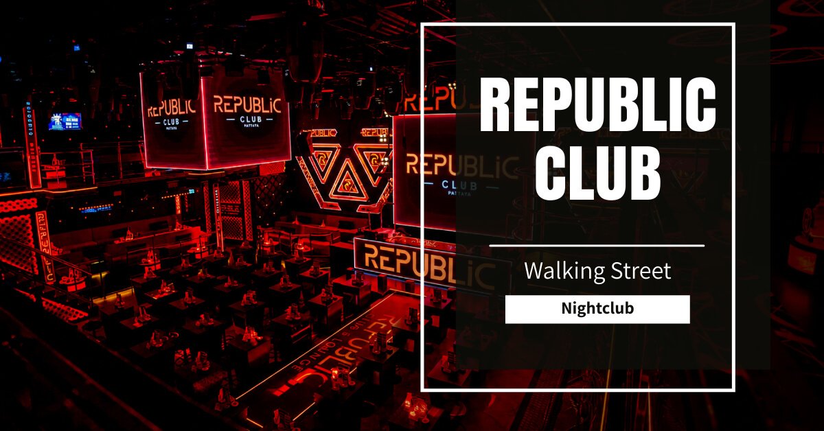 Republic Nightclub on Walking Street is the only DJ Mag Top 100 Nightclub in Pattaya