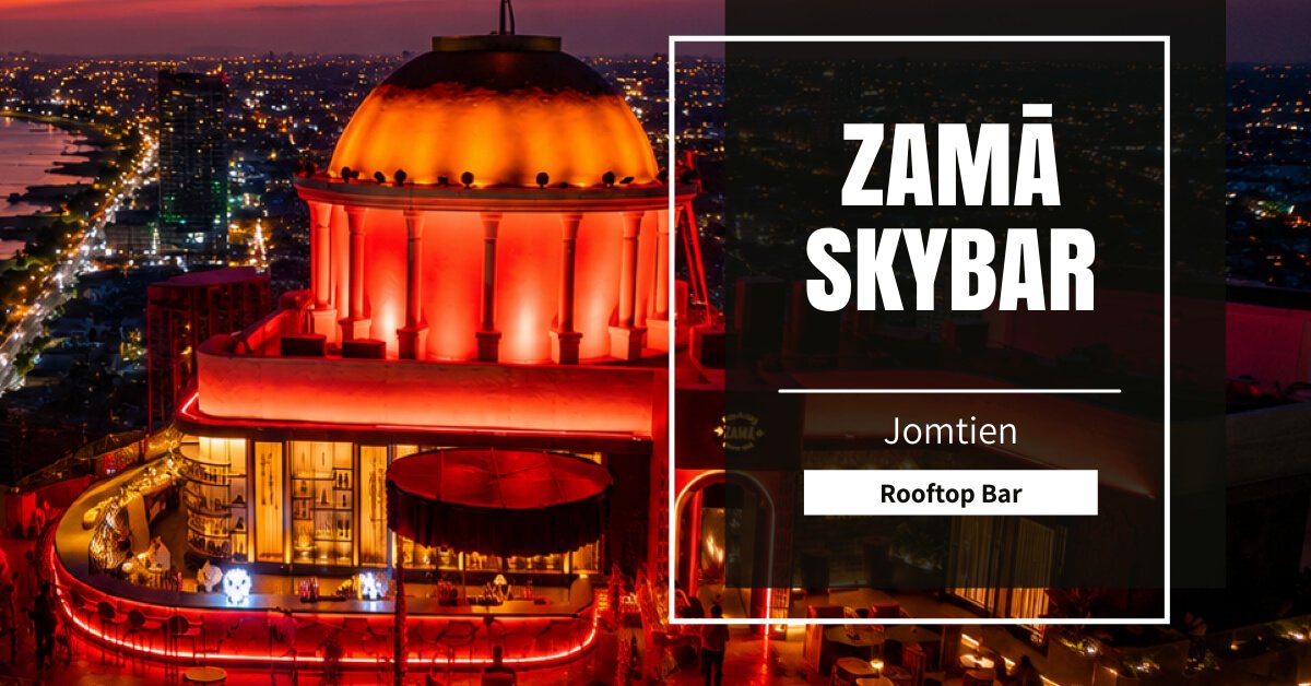 ZAMĀ Skybar in Jomtien is a new Rooftop Bar in Pattaya