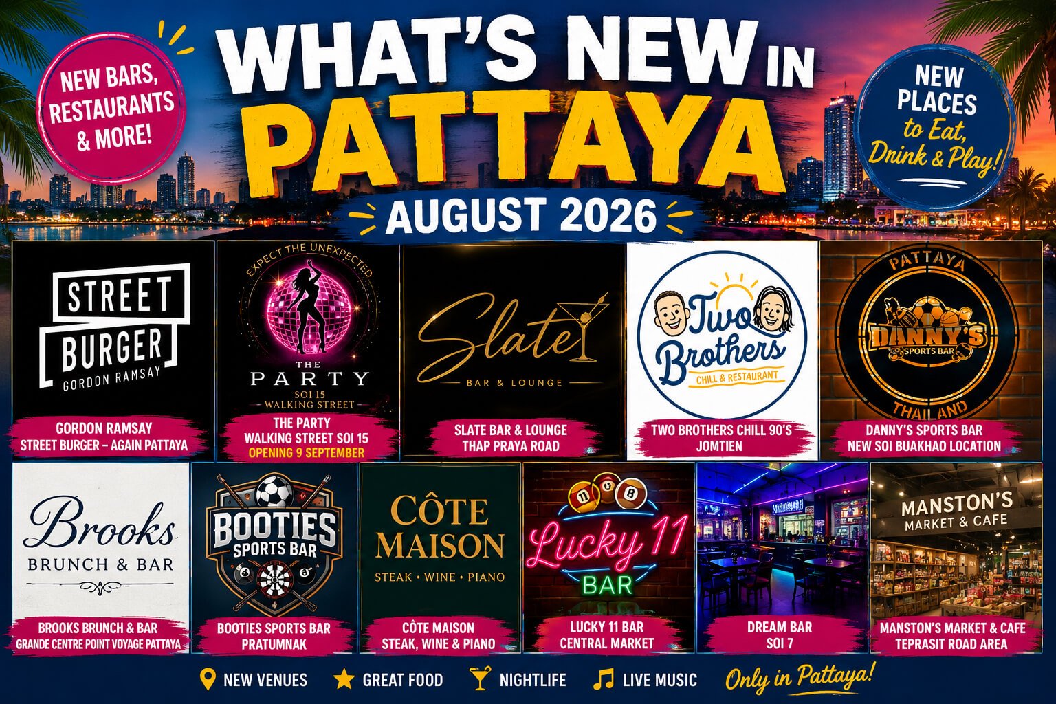 Ultimate Pattaya Guide to What's New in Pattaya August 2026