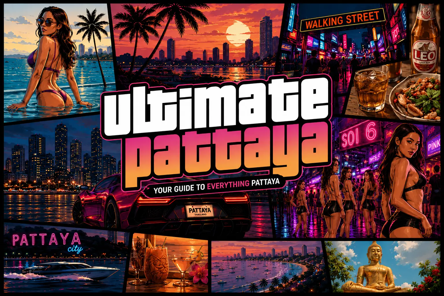 Ultimate Pattaya Travel Guide homepage image illustration