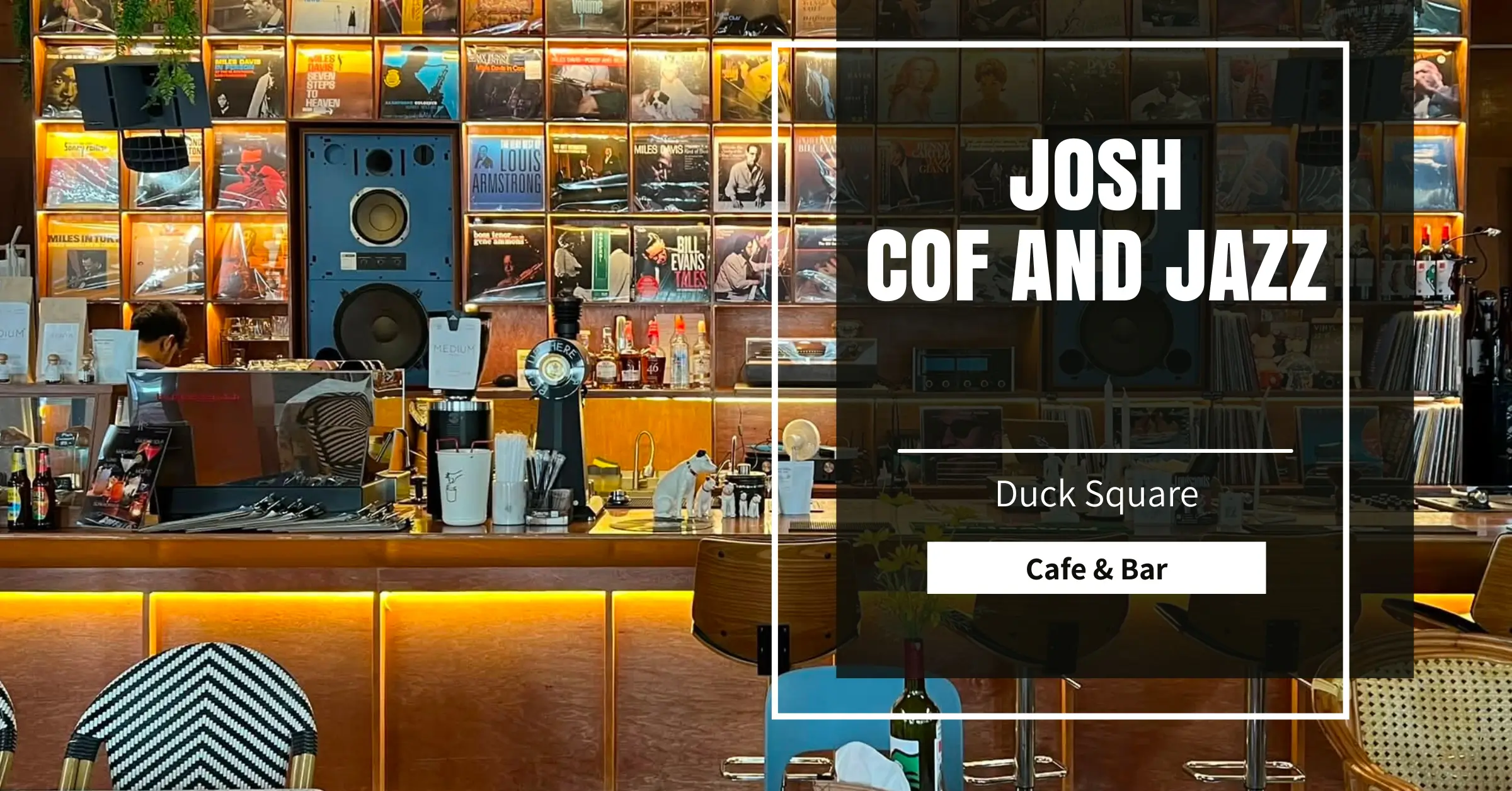 JOSH cof and jazz Pattaya combines vinyl, vintage hi-fi, coffee, food, drinks and live music in South Pattaya