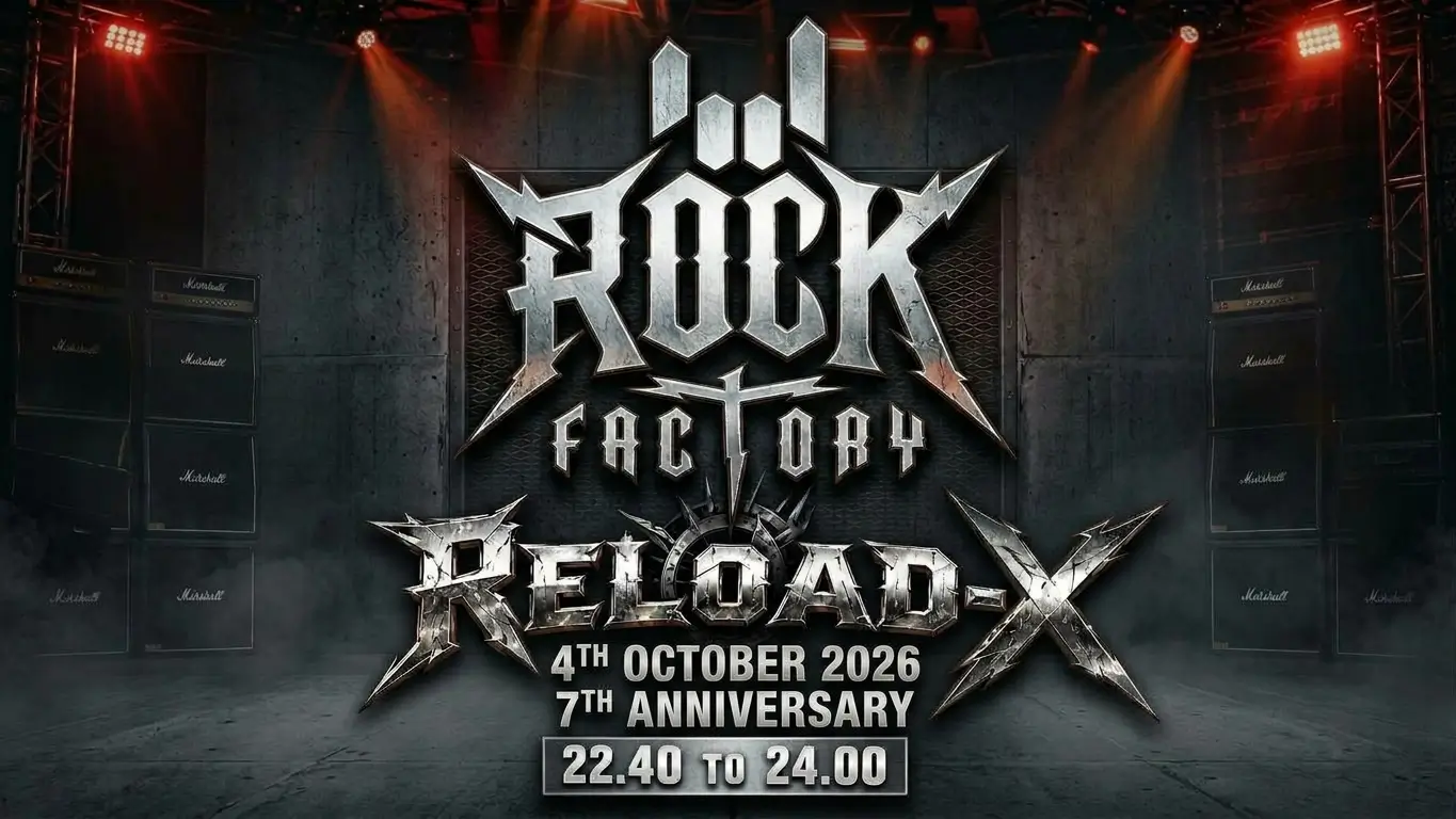 Rock Factory Pattaya celebrates its 7th anniversary on October 4th 2026